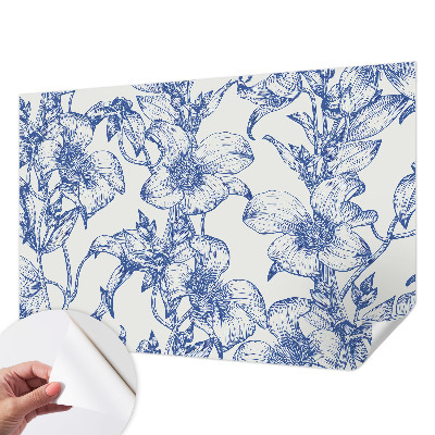 Samolepilna fototapeta za spalnico Cvetne veje