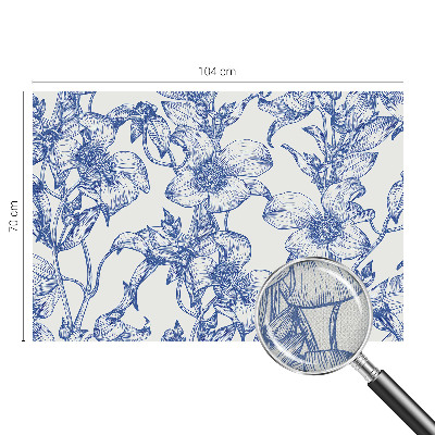 Samolepilna fototapeta za spalnico Cvetne veje