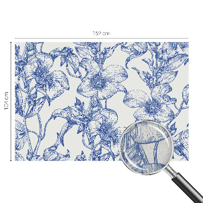 Samolepilna fototapeta za spalnico Cvetne veje