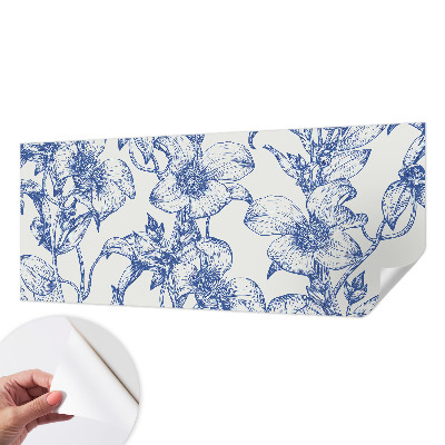 Samolepilna fototapeta za spalnico Cvetne veje