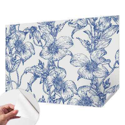 Samolepilna fototapeta za spalnico Cvetne veje