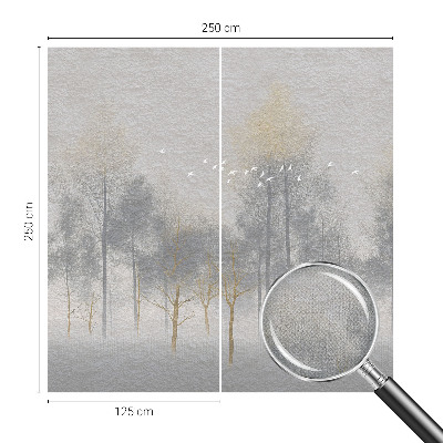 Samolepilna fototapeta za dnevno sobo Gozdna harmonija