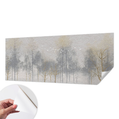 Samolepilna fototapeta za dnevno sobo Gozdna harmonija