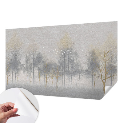 Samolepilna fototapeta za dnevno sobo Gozdna harmonija