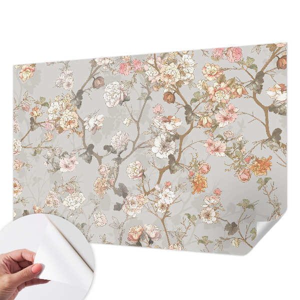 Samolepilna fototapeta Romantični vzorec