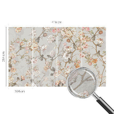 Samolepilna fototapeta Romantični vzorec