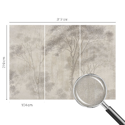Samolepilna fototapeta za spalnico z motivom elegantne harmonije
