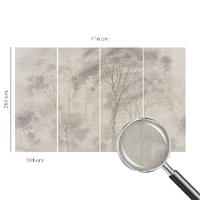 Samolepilna fototapeta za spalnico z motivom elegantne harmonije