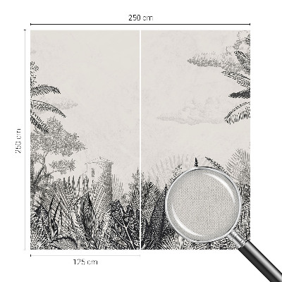 Fototapeta za otroško sobo z motivom tropske pokrajine