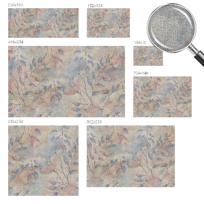 Samolepilna fototapeta za spalnico Abstraktni listi