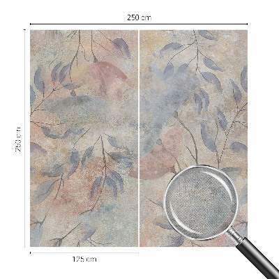 Samolepilna fototapeta za spalnico Abstraktni listi