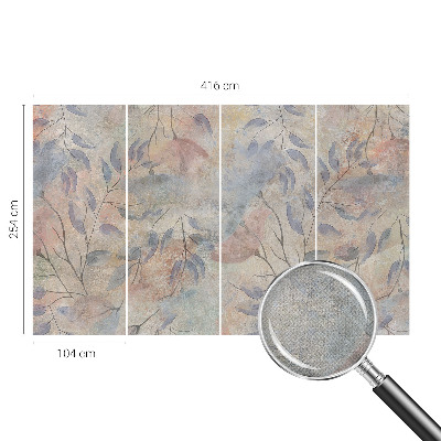 Samolepilna fototapeta za spalnico Abstraktni listi