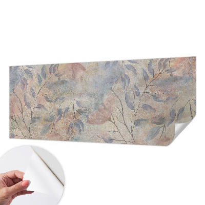 Samolepilna fototapeta za spalnico Abstraktni listi