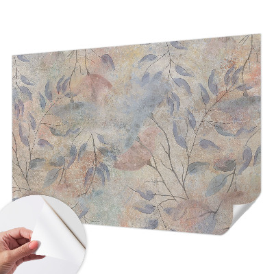 Samolepilna fototapeta za spalnico Abstraktni listi