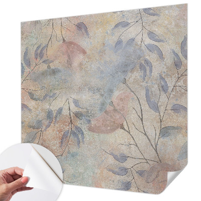 Samolepilna fototapeta za spalnico Abstraktni listi