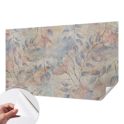 Samolepilna fototapeta za spalnico Abstraktni listi