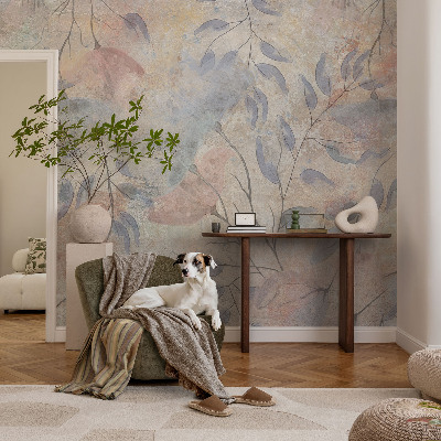 Samolepilna fototapeta za spalnico Abstraktni listi