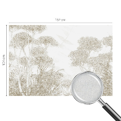 Samolepilna fototapeta s tropsko vegetacijo