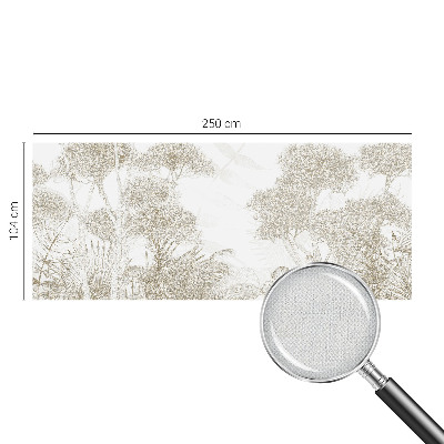 Samolepilna fototapeta s tropsko vegetacijo