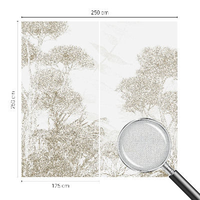 Samolepilna fototapeta s tropsko vegetacijo