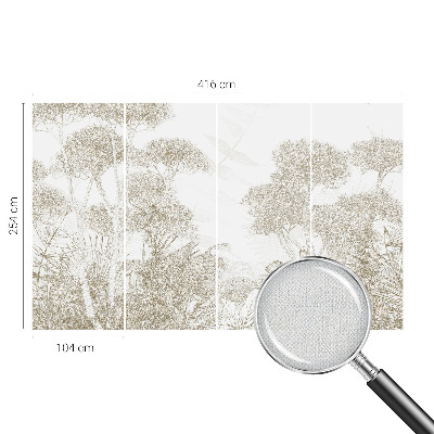 Samolepilna fototapeta s tropsko vegetacijo