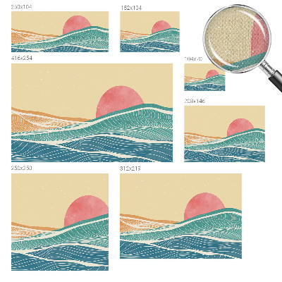 Samolepilna fototapeta za dnevno sobo Morski valovi