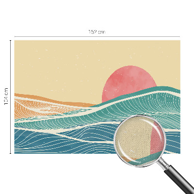 Samolepilna fototapeta za dnevno sobo Morski valovi