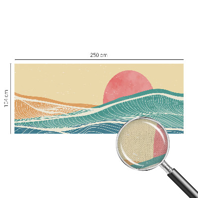 Samolepilna fototapeta za dnevno sobo Morski valovi