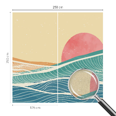 Samolepilna fototapeta za dnevno sobo Morski valovi