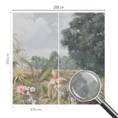 Samolepilna fototapeta za dnevno sobo Eksotična pokrajina