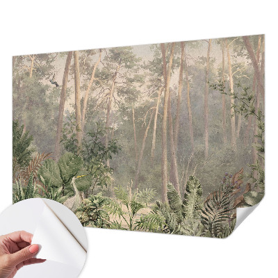 Samolepilna fototapeta za spalnico z motivom naravne harmonije