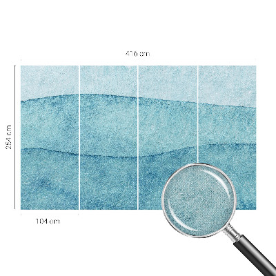 Otroška fototapeta Modri ​​valovi