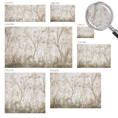 Samolepilna fototapeta za spalnico Gozdni kotiček