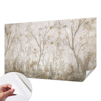 Samolepilna fototapeta za spalnico Gozdni kotiček