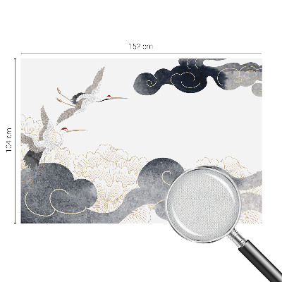 3D fototapeta Žerjavi v letu