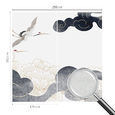 3D fototapeta Žerjavi v letu