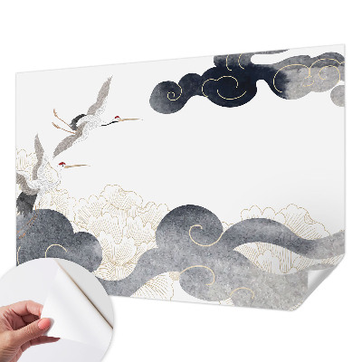 3D fototapeta Žerjavi v letu