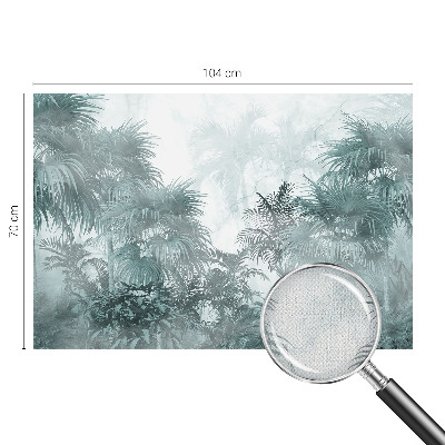 Samolepilna fototapeta za dnevno sobo Eksotična zelena