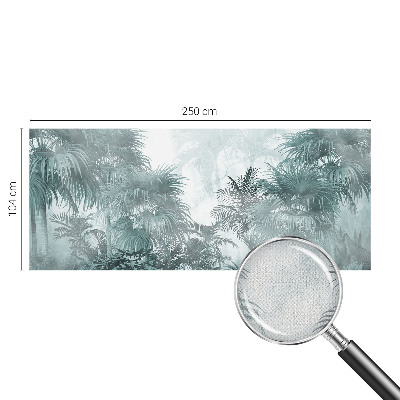 Samolepilna fototapeta za dnevno sobo Eksotična zelena