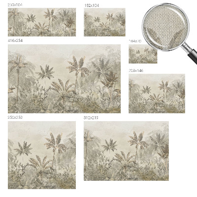 3D fototapeta Tropska džungla