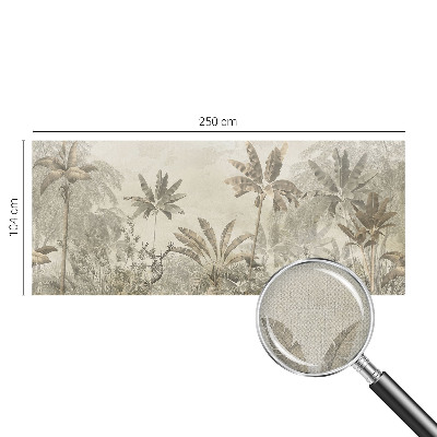3D fototapeta s tropskim džungelskim motivom