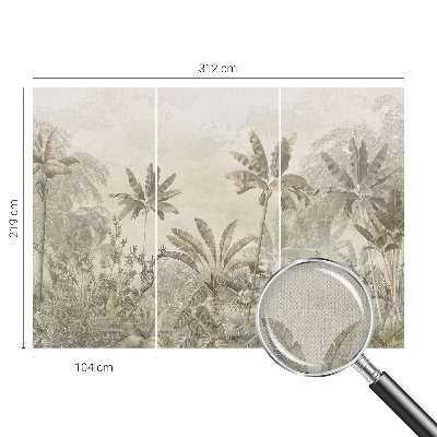 3D fototapeta Tropska džungla