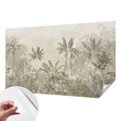3D fototapeta s tropskim džungelskim motivom