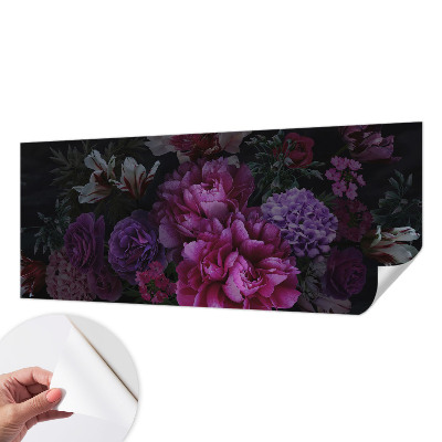 Samolepilna fototapeta z vzorcem cvetlične elegance