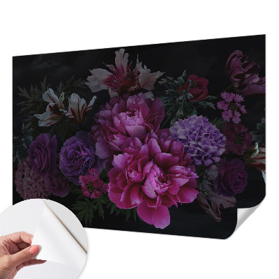 Samolepilna fototapeta z vzorcem cvetlične elegance