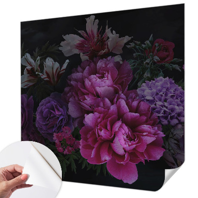 Samolepilna fototapeta z vzorcem cvetlične elegance