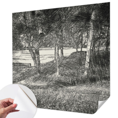 Samolepilna fototapeta za dnevno sobo Mirna pokrajina