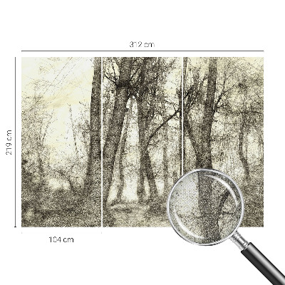 3D fototapeta Gozdna melanholija