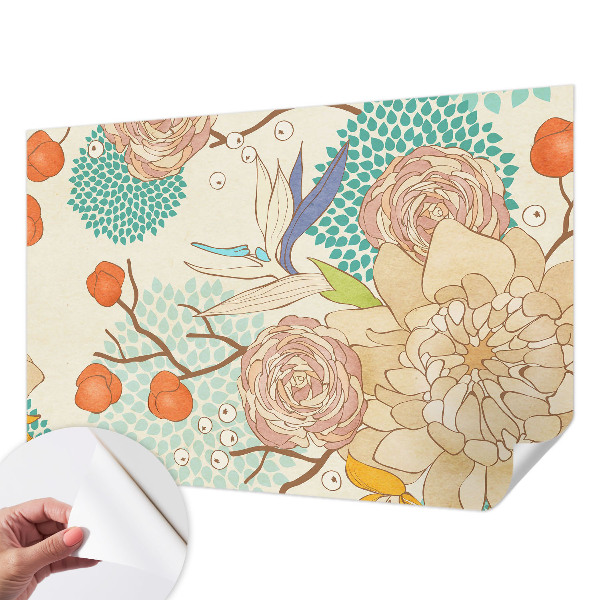 Fototapeta za otroško sobo Cvetlična fantazija