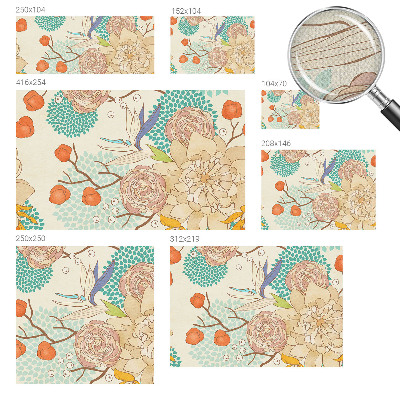 Fototapeta za otroško sobo Cvetlična fantazija